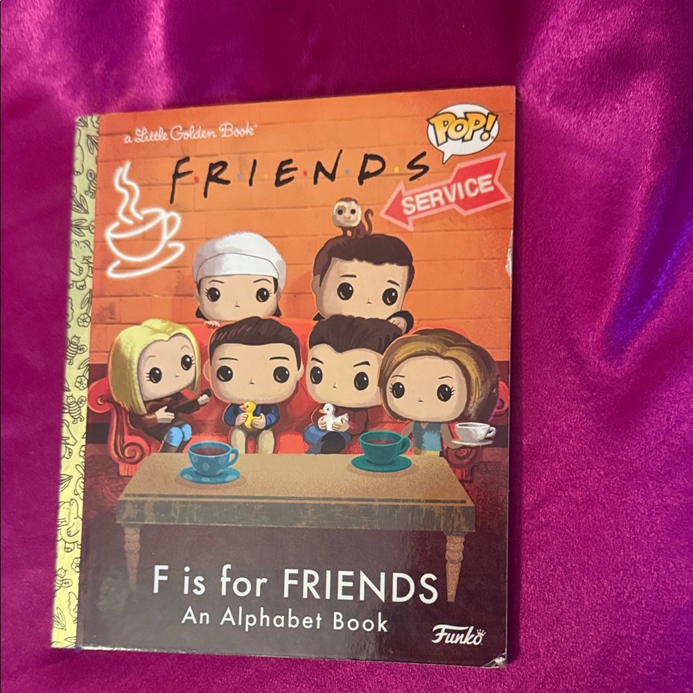 Funko Pop Friends Alphabet Book with Multicolor Cover